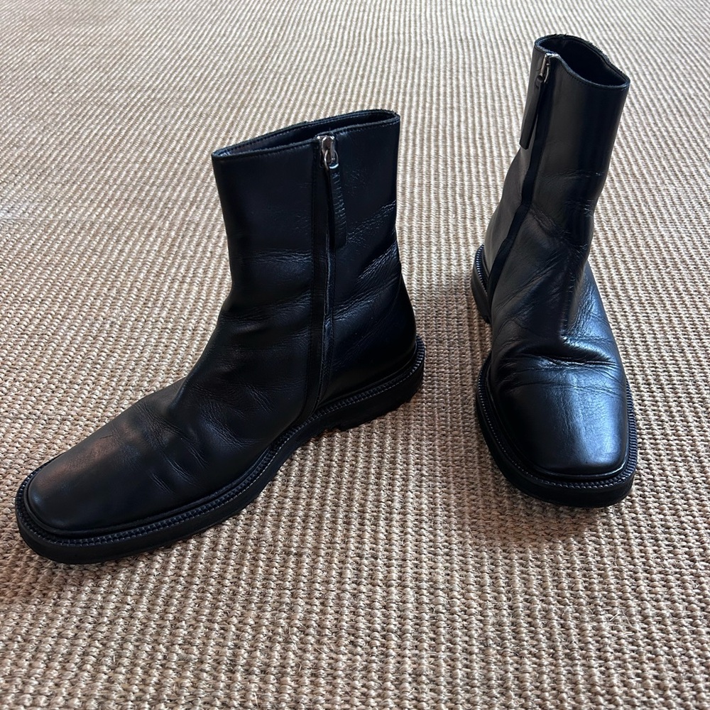 Acne studios leather boots